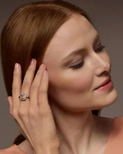 Ring mit Morganit und Zirkon Ringe