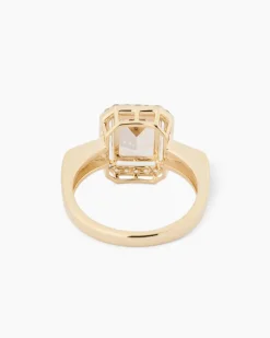 Ring mit Morganit und Zirkon Ringe