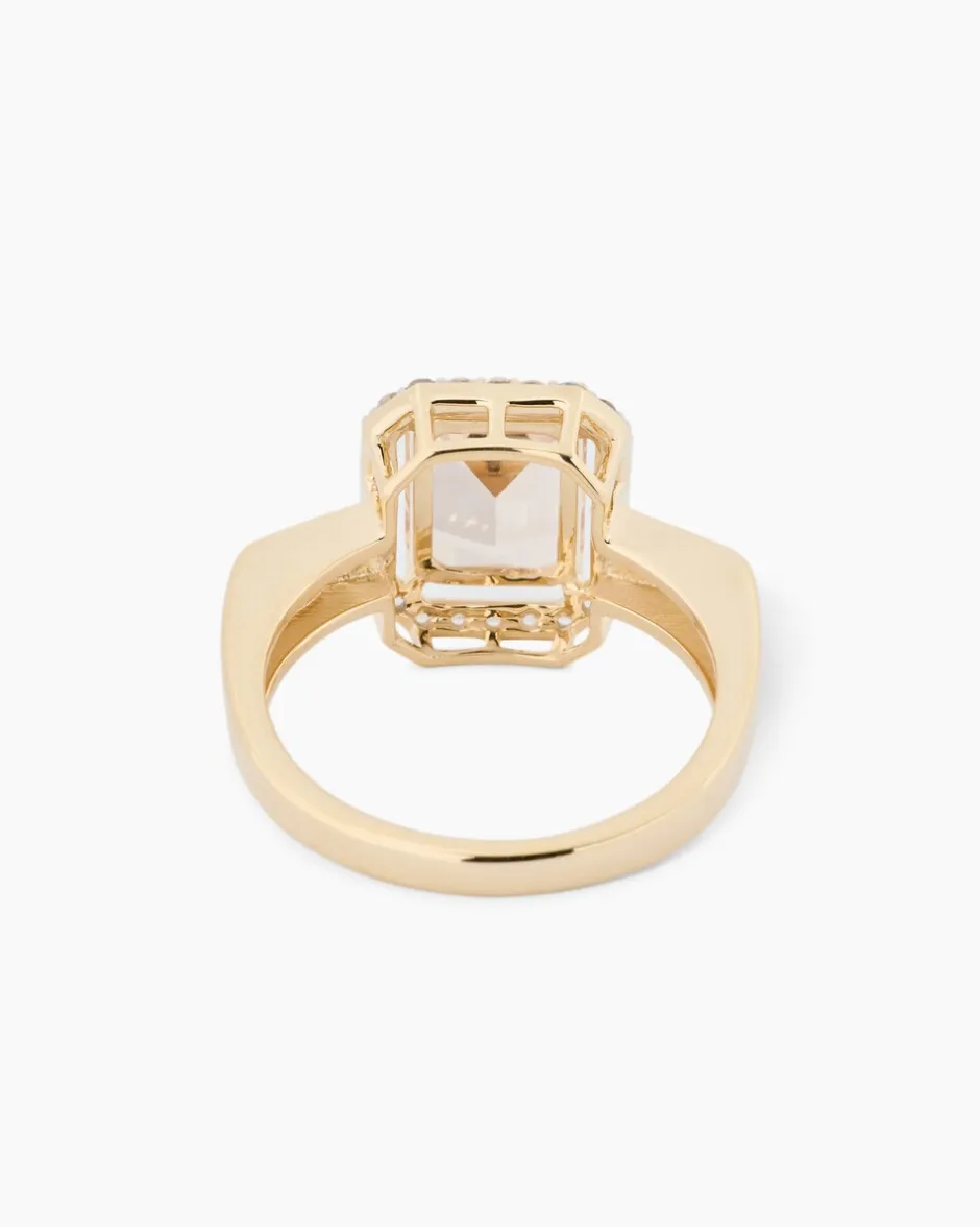 Ring mit Morganit und Zirkon Ringe