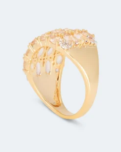 Hot Ring mit Morganit und Zirkon Ringe