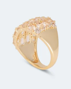 Hot Ring mit Morganit und Zirkon Ringe