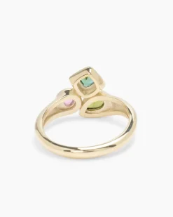 Discount Ring mit Multi-Turmalin Ringe