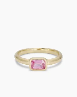 Hot Ring mit Padparadscha Saphir Ringe