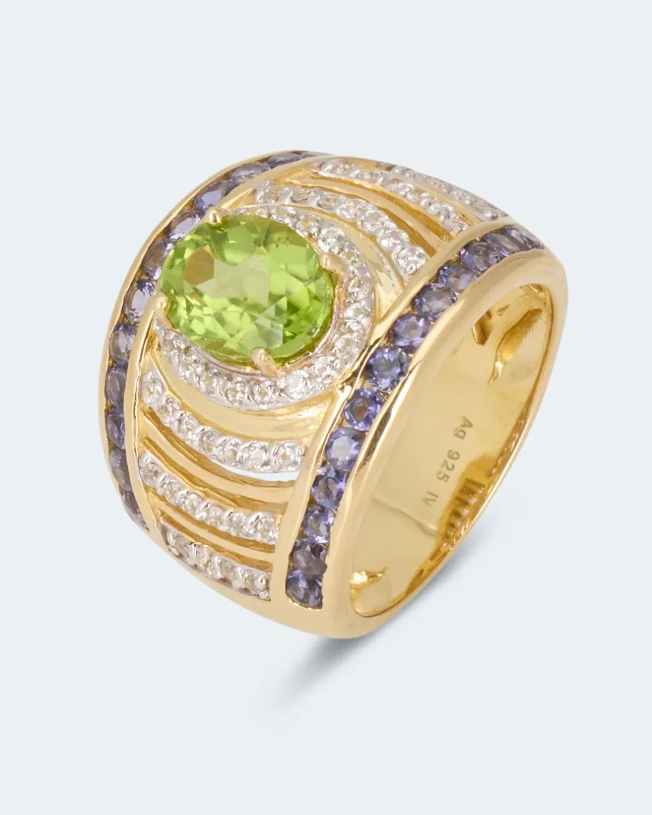 New Ring mit Peridot Ringe