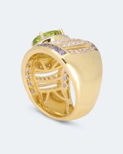 New Ring mit Peridot Ringe