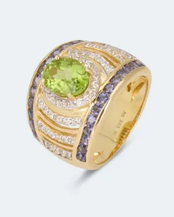 New Ring mit Peridot Ringe
