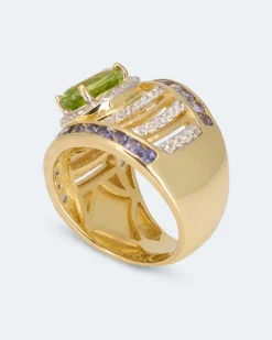 New Ring mit Peridot Ringe