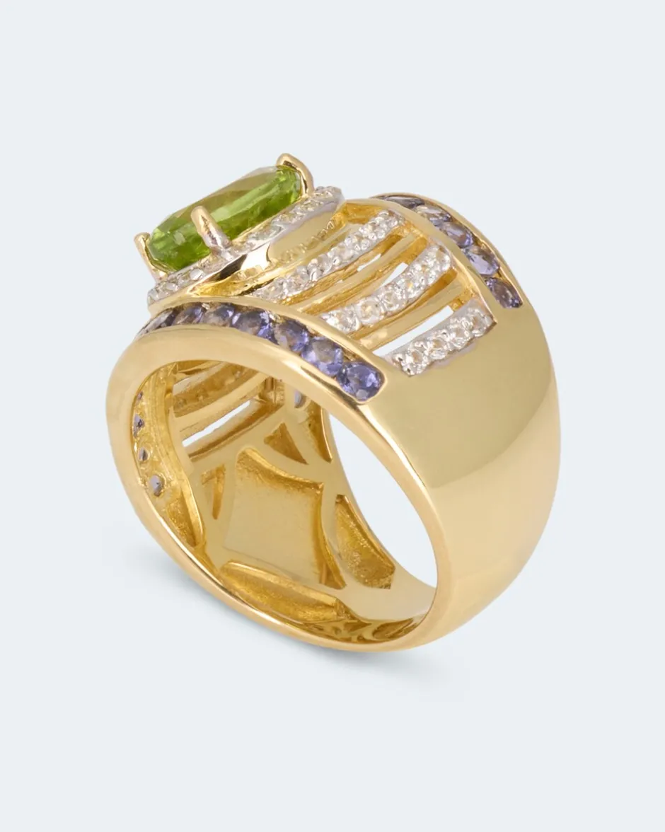 New Ring mit Peridot Ringe