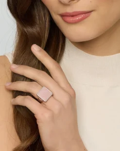 Hot Ring mit Rosenquarz Ringe