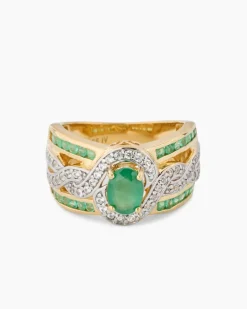 Online Ring mit Sambia Smaragd Ringe