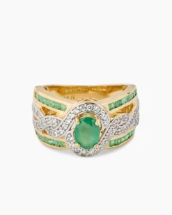 Online Ring mit Sambia Smaragd Ringe