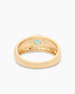 Sale Ring mit Sambia Smaragd und Zirkon Ringe