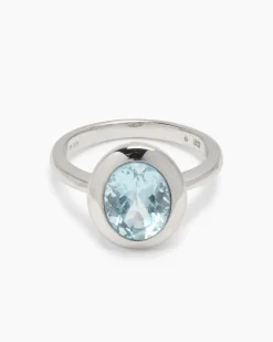 Online Ring mit Santa Maria Aquamarin Ringe