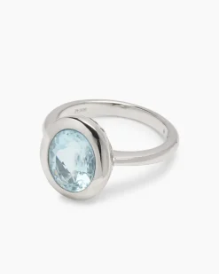 Online Ring mit Santa Maria Aquamarin Ringe
