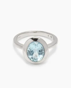 Online Ring mit Santa Maria Aquamarin Ringe