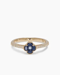 Sale Ring mit Saphir + Brillanten Ringe