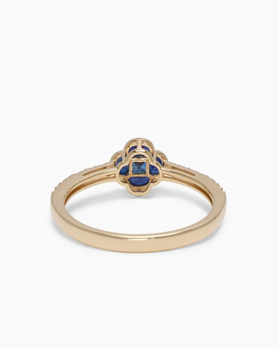 Sale Ring mit Saphir + Brillanten Ringe