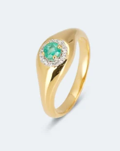 Sale Ring mit Smaragd & Zirkon Ringe