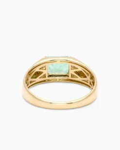 Outlet Ring mit Smaragd und Diamanten Ringe