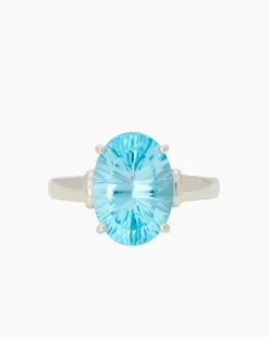 Clearance Ring mit Swiss Blue Topas Ringe