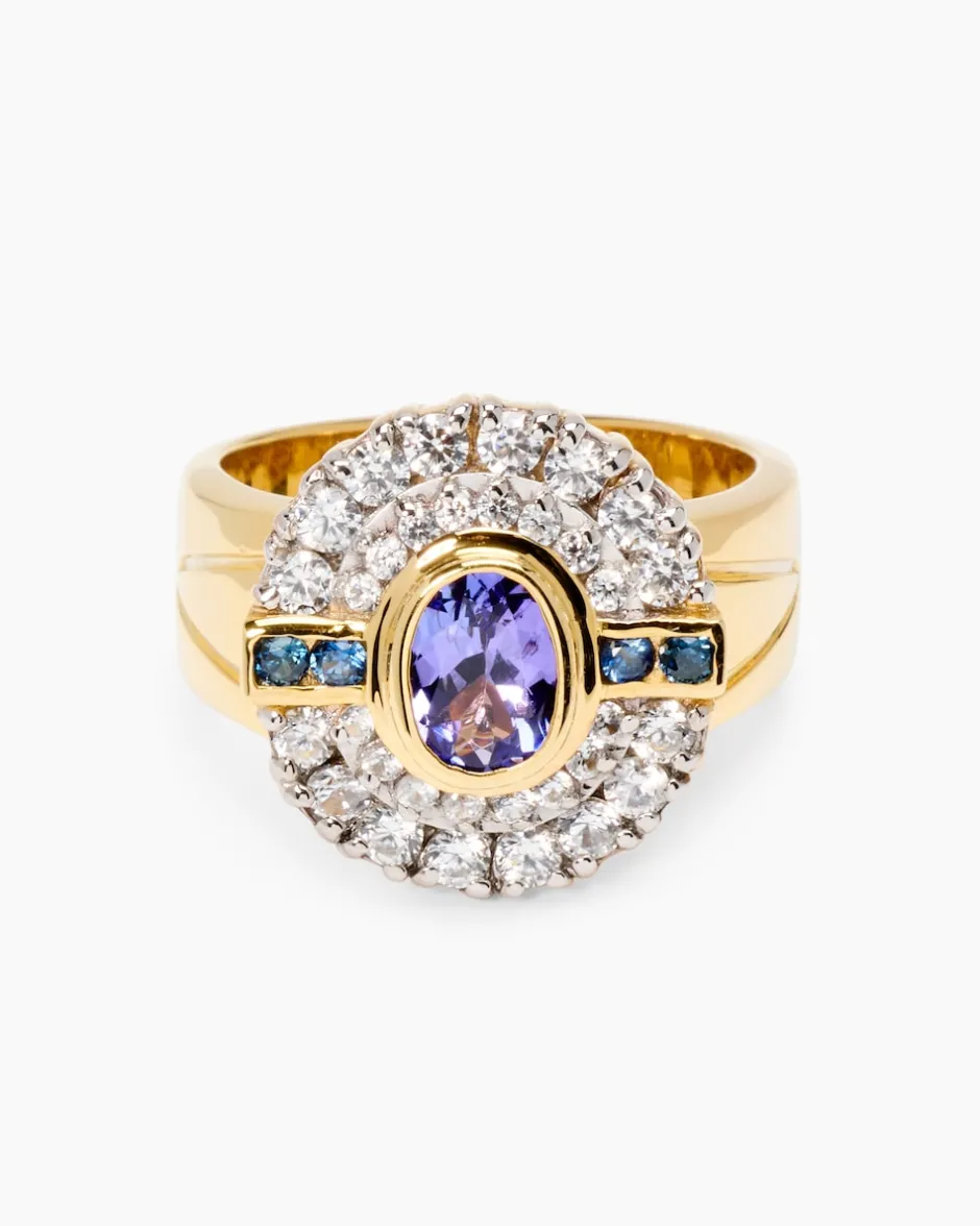 Ring mit Tansanit AAA+ Ringe