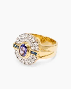 Ring mit Tansanit AAA+ Ringe