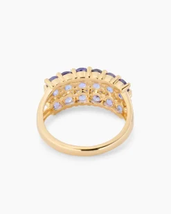 Clearance Ring mit Tansanit AAA Ringe