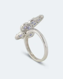 New Ring mit Tansanit AAA Ringe