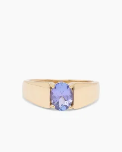 Clearance Ring mit Tansanit AAA Ringe