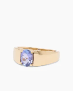 Clearance Ring mit Tansanit AAA Ringe