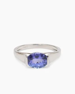 Outlet Ring mit Tansanit AAAA+ Ringe