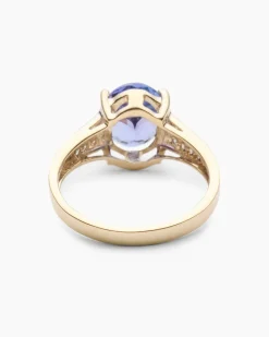 Hot Ring mit Tansanit AAAA+ Ringe