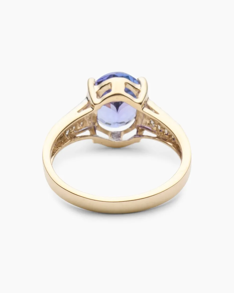 Hot Ring mit Tansanit AAAA+ Ringe