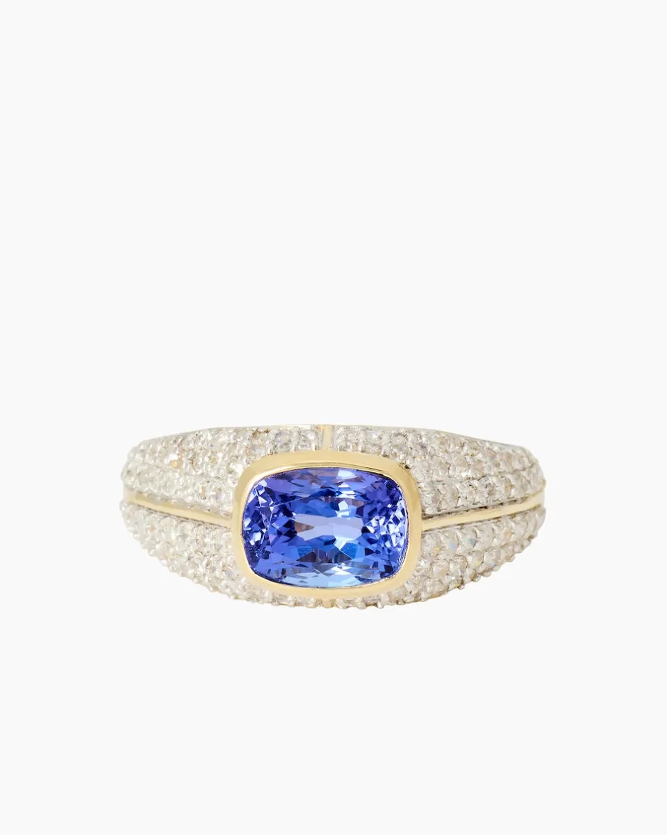 Best Ring mit Tansanit AAAA Ringe