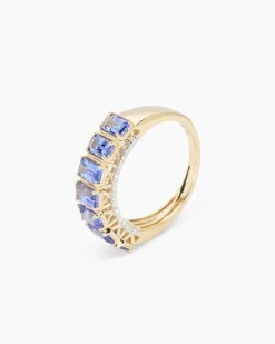 Discount Ring mit Tansanit AAAA & Brillant Ringe