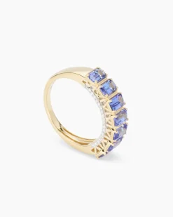 Discount Ring mit Tansanit AAAA & Brillant Ringe
