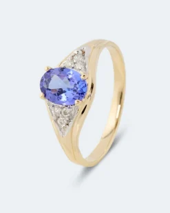 Sale Ring mit Tansanit AAAA+ & Brillant Ringe