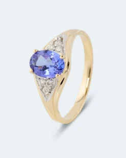Sale Ring mit Tansanit AAAA+ & Brillant Ringe