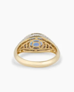 Discount Ring mit Tansanit AAAA & Brillanten Ringe