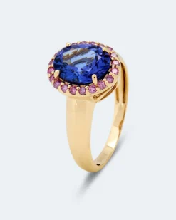 Online Ring mit Tansanit AAAAA & Brillanten Ringe