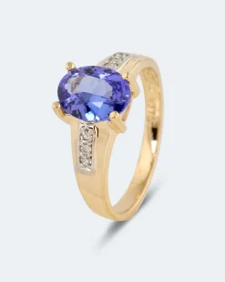 Hot Ring mit Tansanit AAAAA & Brillanten Ringe