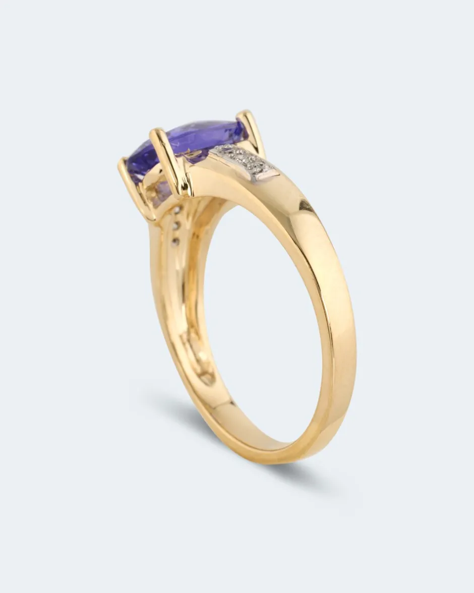 Hot Ring mit Tansanit AAAAA & Brillanten Ringe
