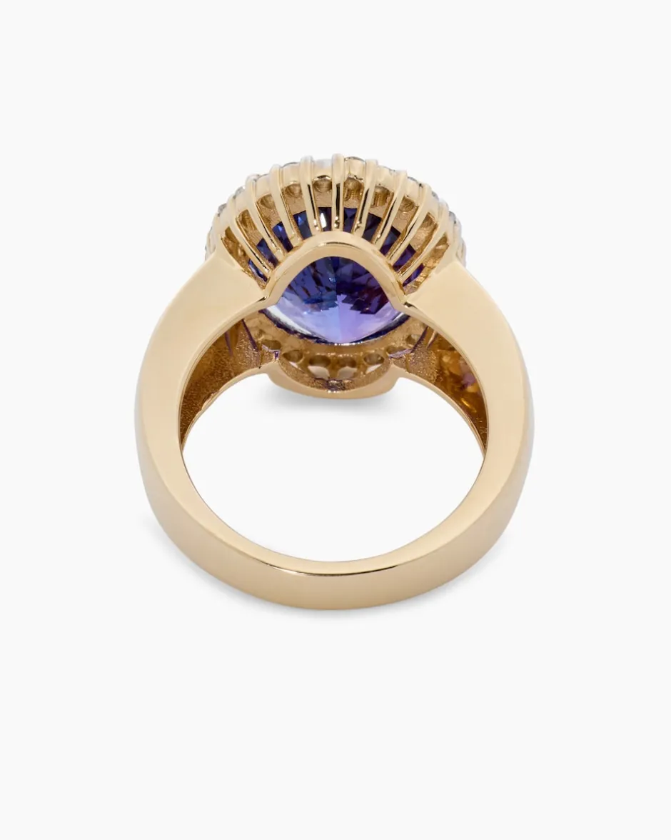 Best Ring mit Tansanit AAAAA & Brillanten Ringe