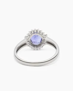 New Ring mit Tansanit AAAAA & Diamanten Ringe