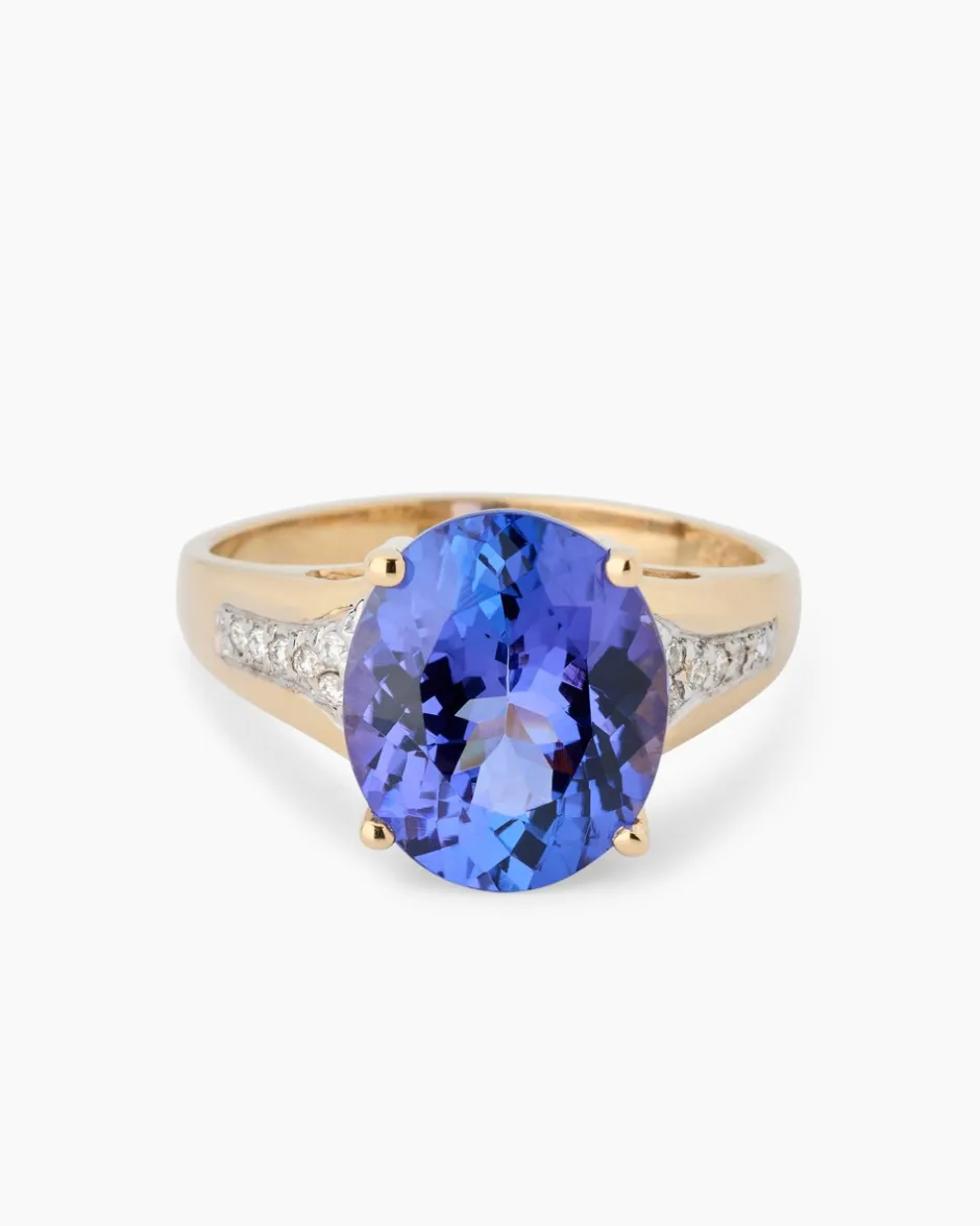 Outlet Ring mit Tansanit "Star of Africa" & Brillanten Ringe