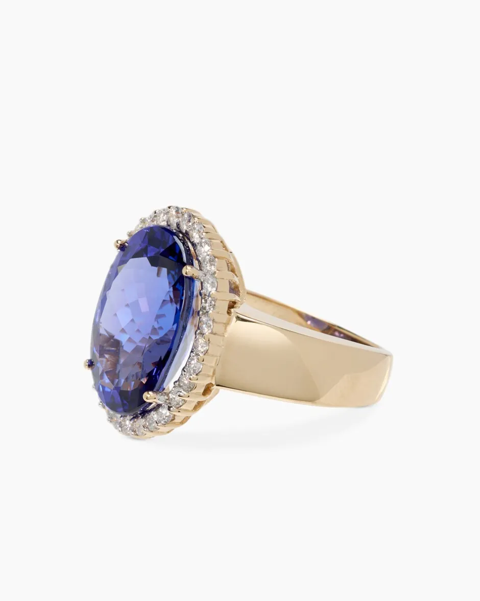 Outlet Ring mit Tansanit "Star of Africa" & Brillanten Ringe