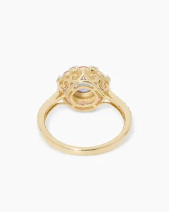 Ring mit Tansanit und Brillanten Ringe