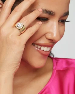 Clearance Ring mit Zirkonia Ringe