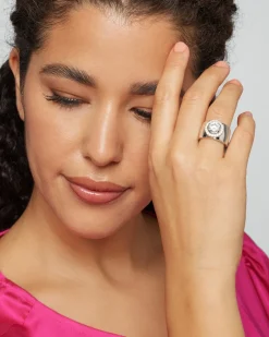 Clearance Ring mit Zirkonia Ringe