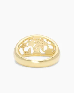 Outlet Ring mit Zirkonia Ringe